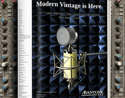 Technical Illustration | Avantone BV-1 Microphone