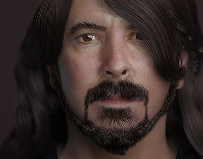 Dave Grohl - 3D fun Art W.I.P.