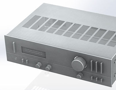 3D Modelling - Stereo Amplifier
