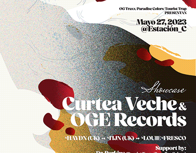 OGE Records showcase - Poster design