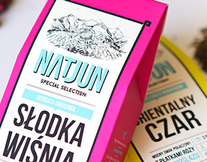 NATJUN TEA • packaging