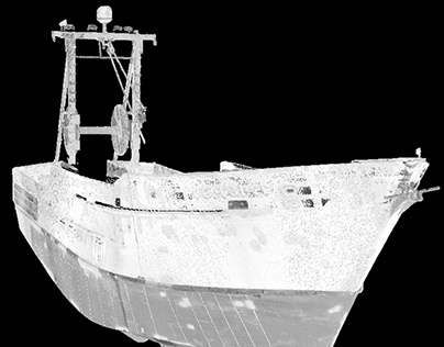 Laser Scan to 3D Model: Fishing Trawler