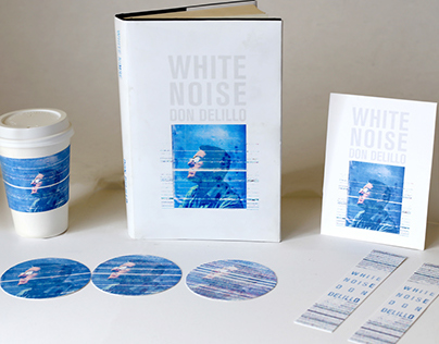 "White Noise" book jacket and collateral