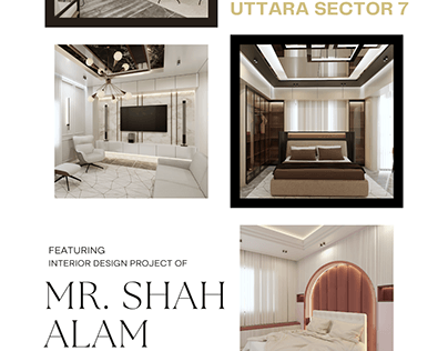 INTERIOR DESIGN PROJECT OF MR. SHAH ALAM