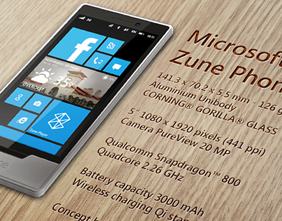 Microsoft Zune Phone Concept