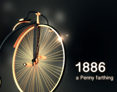 A Penny farthing