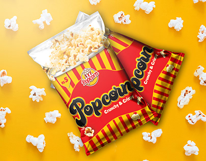 popcorn packaging design