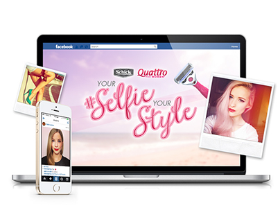 Schick Quattro for Women: Your Selfie. Your Style.