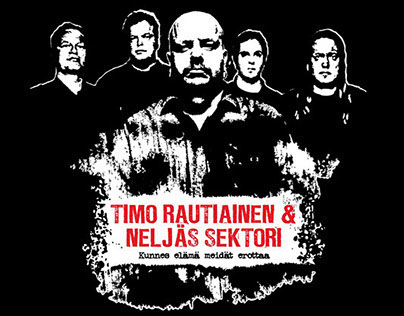 Timo Rautiainen & Neljäs Sektori - T-shirt design