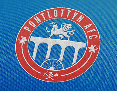 Pontlottyn Football Club Branding
