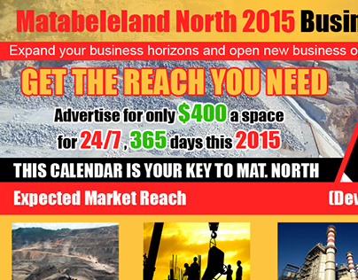 2015 Matabeleland North Calendar Rate Card