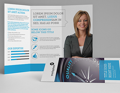 Clean Corporate Trifold