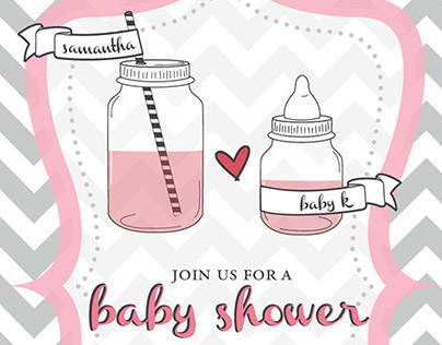 Baby Shower Invite.