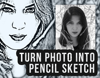 Turn photo into pencil sketch in photoshop