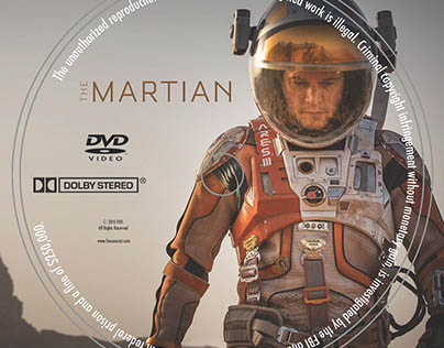 The Martian DVD Disc