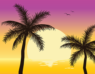 Palm Trees Illustration