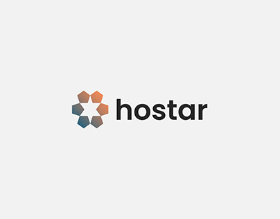 hostar - logo brand identity design