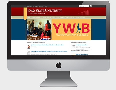 Iowa State College of Business Website