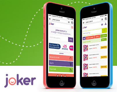 Joker.com.tr - Mobile Interface Design