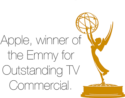 Apple Winner of a Emmy.