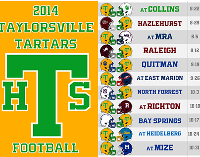2014 Smith County Football Schedules