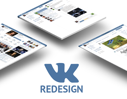 VK Social Network Redesign