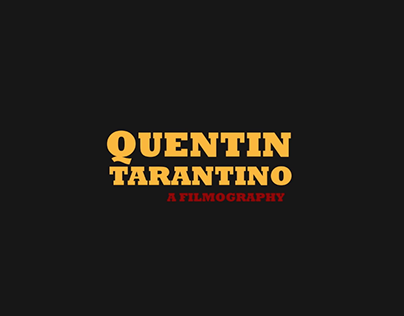 Quentin Tarantino's Filmography