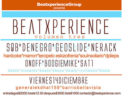 Beatxperience Tres