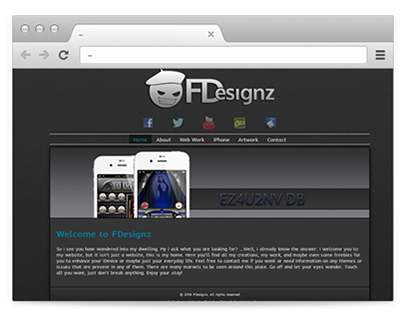 FDesignZ Website [old web design]