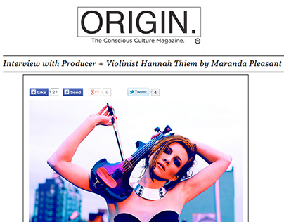 Origin Magazine Layout -Note: this cover isn't my image