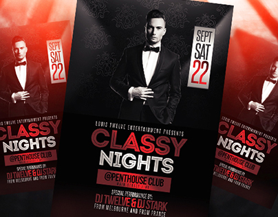 Classy Nights | Flyer + FB Cover