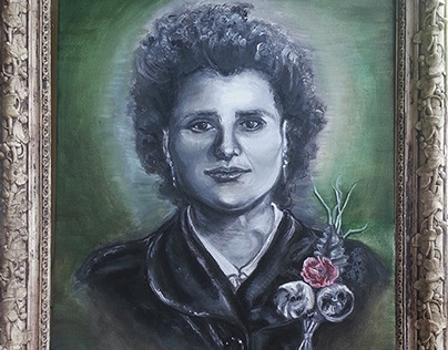 Edwardian Style Portrait Painting