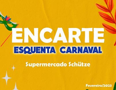 Encarte para Supermercado l Esquenta Carnaval