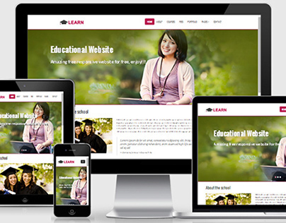 Learn Educational Free Responsive Web Template