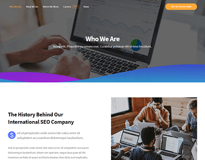 seo website{ who we are}