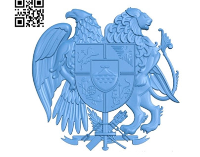 Coat of arms of Armenia file STL for Artcam and Aspire