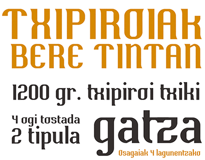 Tipografía modular: ZATI