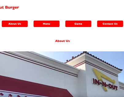 In-N-Out Web Page