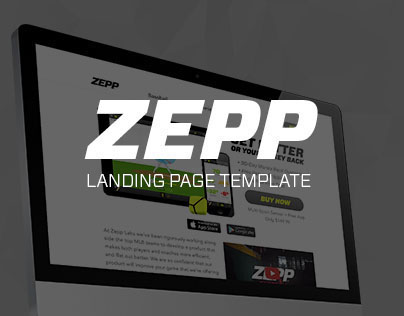 Zepp Labs Landing pages