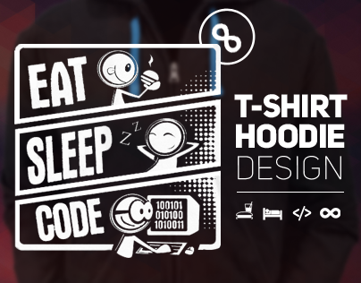 Eat Sleep Code Repeat Tshirt Hoodie Design On Behance