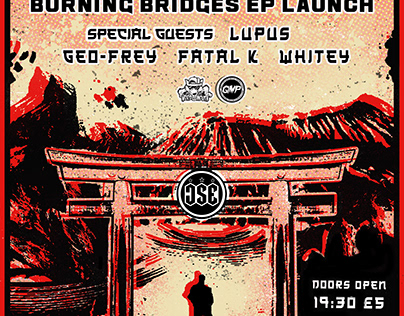 "Burning Bridges" Poster design