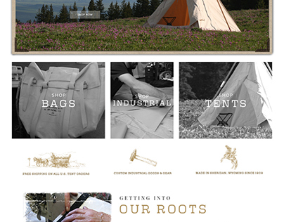 Sheridan Tent | e-Commerce Website Design