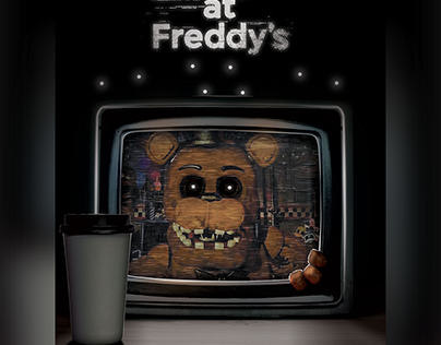 Five Nights at Freddy's movie poster made by me