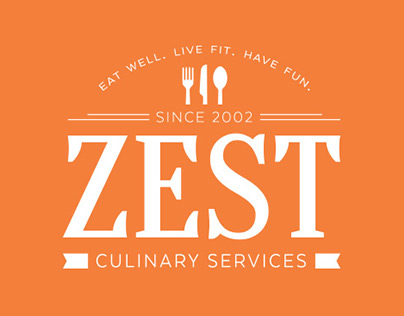 Zest Culinary Services Branding