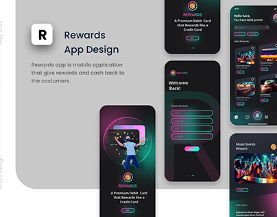 Rewards mobile App UI design