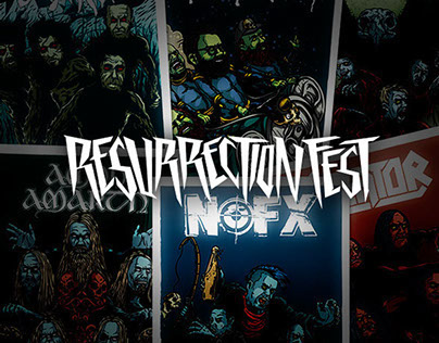 Resurrection Fest 2014 - Band Prints