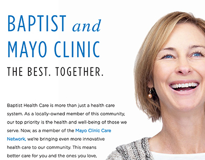 Baptist and Mayo Clinic Campaign