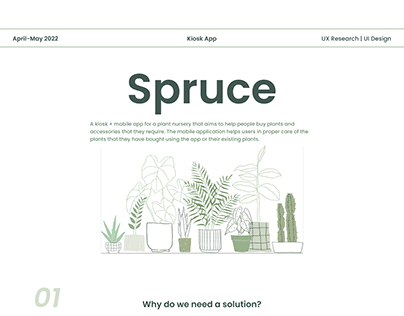 Spruce Plant shop + Plant care app