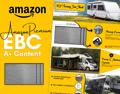RV Awning Sun Shade Premium A+ | Amazon A+ Content