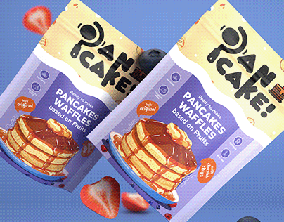 Pancake Pouch Packaging Design